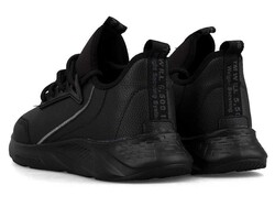 حذاء رياضي رجالي Racing 105 جلد - أسود/أسود - 3