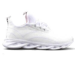 Men's Sneakers Racing 101 Leather - White/White - BestOf Shoes