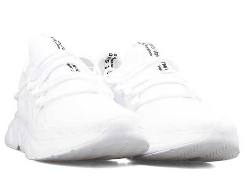 Men's Sneakers Racing 102 Leather - White/White - 2