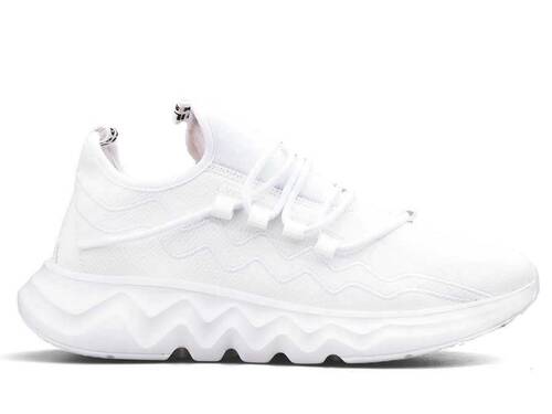 Men's Sneakers Racing 102 Leather - White/White - 1