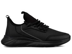 Men's Sneakers Racing 105 Leather - Black/Black - BestOf Shoes