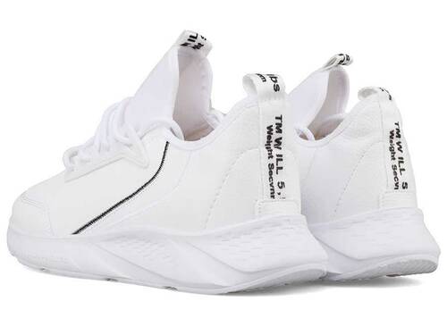 Men's Sneakers Racing 105 Leather - White/White - 3