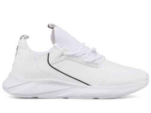 Men's Sneakers Racing 105 Leather - White/White - 1