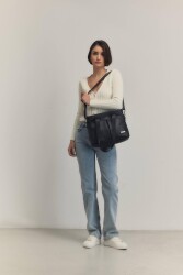 Milano Pocket Black Shoulder Bag - BestOf Bag