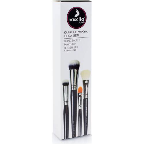 Nascita Pro Concealer Makeup Brush Set Of 4 - 1