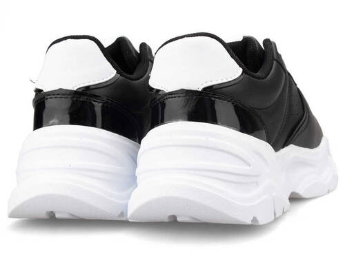 Page 7285 For Women's Sneakers Skin - 2 Black/White B.T - 4