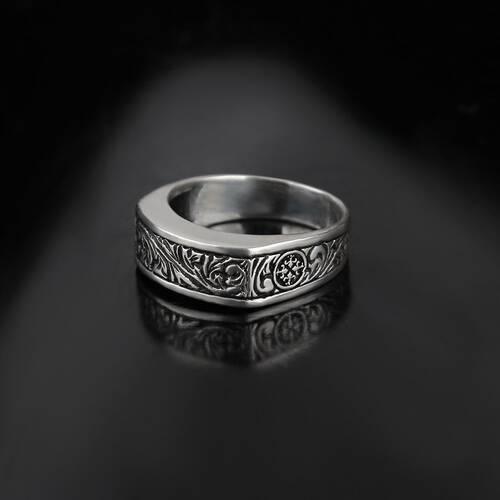 Pencil Workmanship 925 Sterling Silver Ring - 1