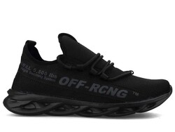 Racing 02 Men's Sneakers Knitwear - Black/Black - BestOf Shoes