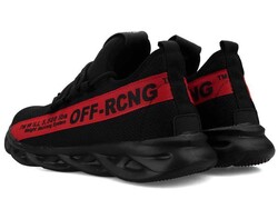 Racing 02 Men's Sneakers Knitwear - Black/Red - 3