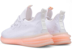 حذاء رياضي للرجال من Racing 023 - أبيض/برتقالي - 3