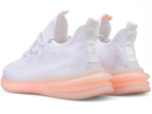 حذاء رياضي للرجال من Racing 023 - أبيض/برتقالي - 3