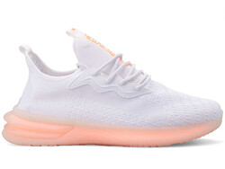 Racing 023 Men's Sneakers Knitwear - White/Orange - BestOf Shoes