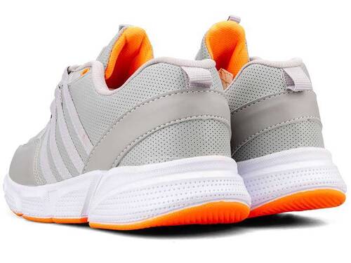 Scott 030 Men's Sneakers Leather - Ice/Orange - 3