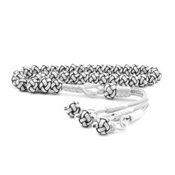 Silver Black White Trabzon Kazaziye Rosary - Luxury Jewelry