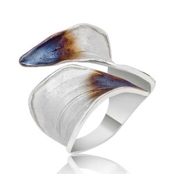 Silver Leaf Women's Ring - Luxury Jewelry