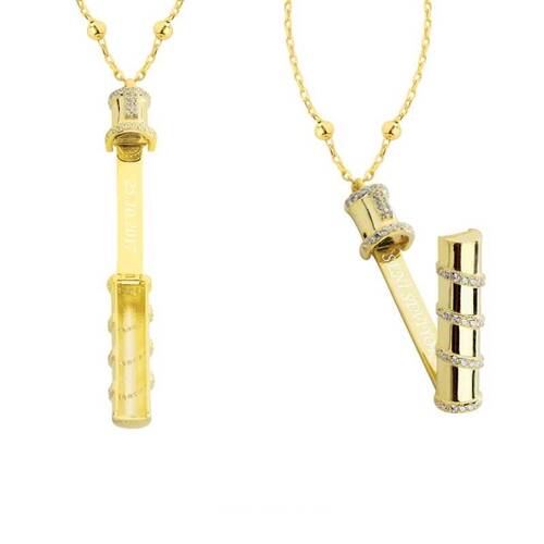 Silver Necklace Named Tune To Nested Love - 1