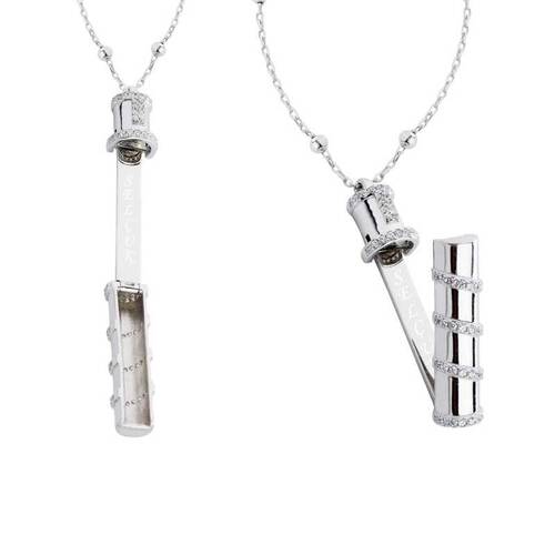 Silver Necklace Named Tune To Nested Love - 1