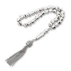 Silver Pen Rosary - Luxury Jewelry