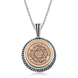 Silver Solomon's Seal Necklace - Elegant Jewelry