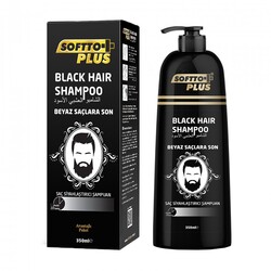Softto Plus Black Hair Shampoo 350 Ml - Vip Beauty