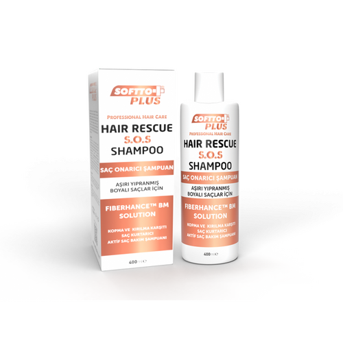 Softto Plus S.O.S Hair Repairing Shampoo 400 Ml - 1