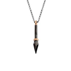 Spear Men's Silver Necklace - Luxury Jewelry