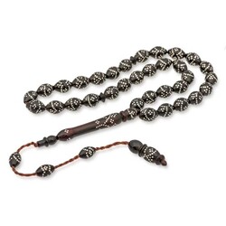 Systematic Silver Embroidered Special Kuka Prayer Beads - Luxury Jewelry