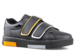 Tempo 6003 Women's Sneakers Leather - Black/Ice/Orange - BestOf Shoes