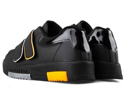 Tempo 6003 Women's Sneakers Leather - Black/Silver/Orange - 3