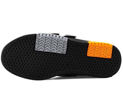 Tempo 6003 Women's Sneakers Leather - Black/Silver/Orange - 4