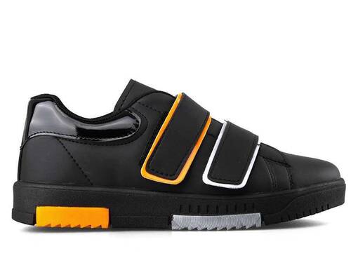 Tempo 6003 Women's Sneakers Leather - Black/Silver/Orange - 1