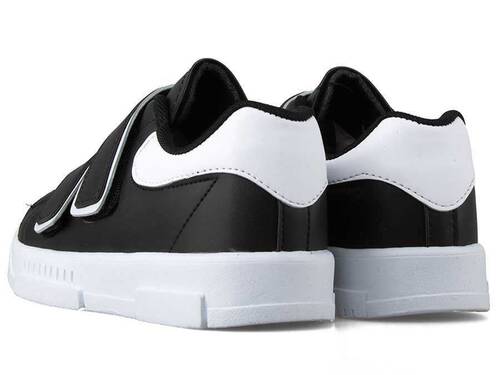 Tempo 6003 Women's Sneakers Leather - Black/White/White - 3