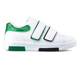 Tempo 6003 Women's Sneakers Leather - White/Green/Black - BestOf Shoes