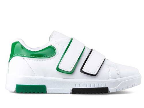 Tempo 6003 Women's Sneakers Leather - White/Green/Black - 1