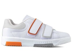 Tempo 6003 Women's Sneakers Skin - White/Ice/Orange - BestOf Shoes