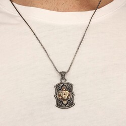 Teşkilat-I Mahsusa 925 Sterling Silver Men's Necklace - 2