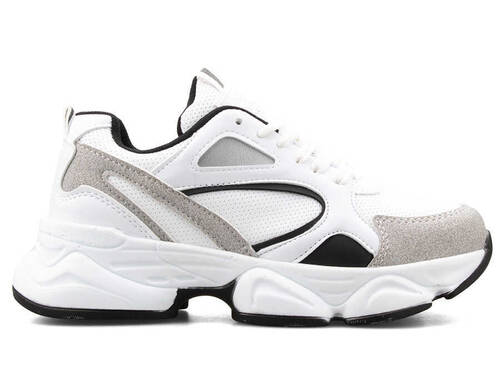 حذاء رياضي نسائي من Texin 3740 - أبيض/أسود - 1