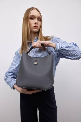 Trendbreez Locked Anthracite Shoulder Bag - 1