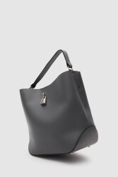 Trendbreez Locked Anthracite Shoulder Bag - 4