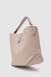Trendbreez Locked Beige Shoulder Bag - 4