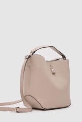 Trendbreez Locked Beige Shoulder Bag - 5