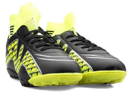 Twingo 360 Men's Sneakers Astroturf Socks - Black/Yellow - 2