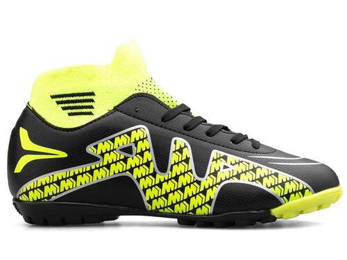 Twingo 360 Men's Sneakers Astroturf Socks - Black/Yellow - 1