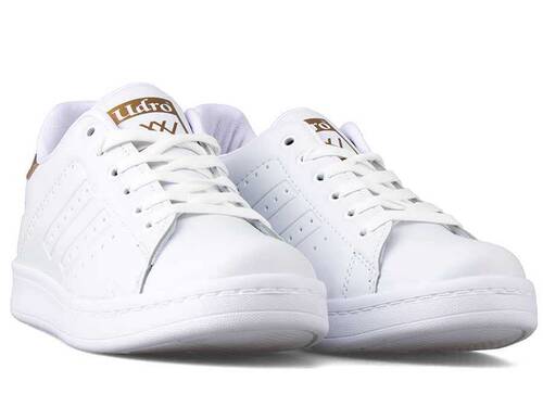 Udro 206 Women's Sneakers Leather - White/Gold - 2