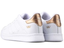 Udro 206 Women's Sneakers Leather - White/Gold - 3