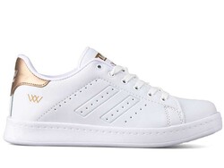 Udro 206 Women's Sneakers Leather - White/Gold - BestOf Shoes