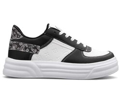 Udro 344 Women's Sneakers Leather - White/Black - BestOf Shoes