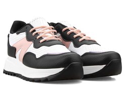 حذاء رياضي نسائي Udro 611 - أبيض/مسحوق - 2