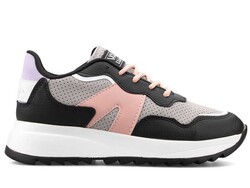 Udro 611 Women's Sneakers Leather - Snow/Black - BestOf Shoes