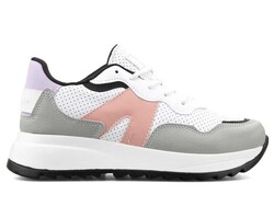 Udro 611 Women's Sneakers Skin - White/Purple - BestOf Shoes